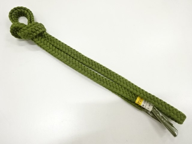 JAPANESE KIMONO / UNUSED HAND-TIED OBIJIME
